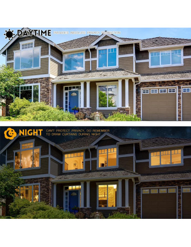 Película de Privacidad KESPEN 44.5x198.1cm Anti UV Reflectante