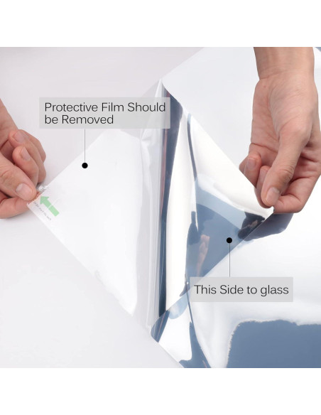 Película de Privacidad KESPEN 44.5x198.1cm Anti UV Reflectante