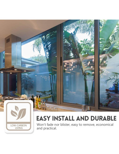 Película de Privacidad KESPEN 44.5x198.1cm Anti UV Reflectante