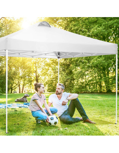 Carpa Plegable COBIZI 10x10 m Impermeable con 4 Paredes