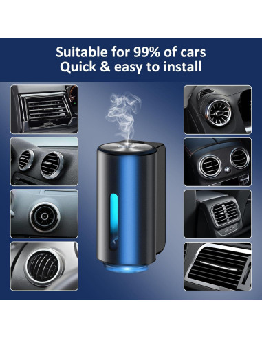 Ambientador de coche inteligente HOMHOW Coco con 3 aceites