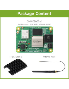 Módulo de Computación Waveshare CM5 con Raspberry Pi 2GB RAM 2