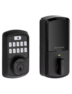 Cerradura Inteligente Kwikset Aura Bluetooth Teclado Negro Mate