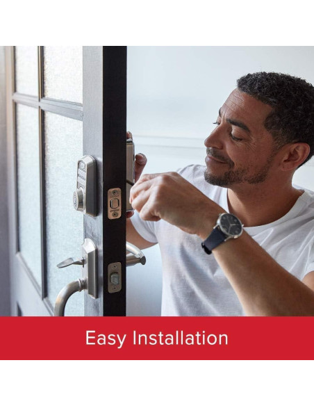 Cerradura Inteligente Kwikset Aura Bluetooth Teclado Negro Mate Cerradura Inteligente Kwikset Aura Bluetooth Teclado Negro Mate