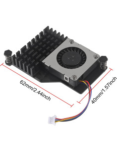 Paquete de 2 Enfriadores Activos AITRIP para Raspberry Pi 5 2