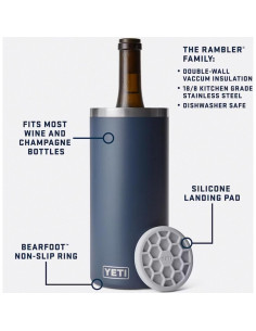 Enfriador de Vino YETI Rambler Azul Cielo 2.79L Antideslizante 2