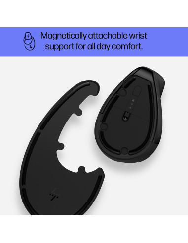 Ratón Vertical Ergonómico HP 920 Inalámbrico Bluetooth 5.3