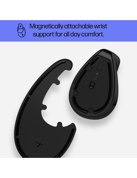 Ratón Vertical Ergonómico HP 920 Inalámbrico Bluetooth 5.3