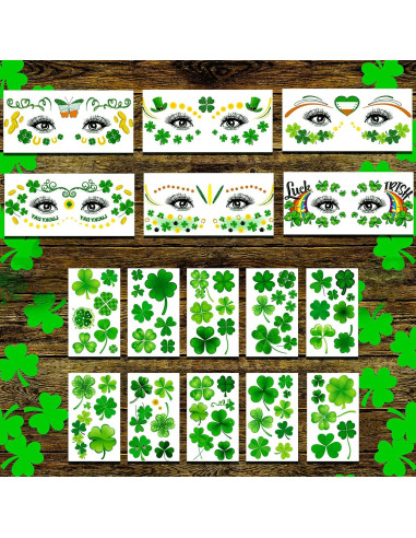 120+ Tatuajes Temporales Brillantes San Patricio Hotoyannia