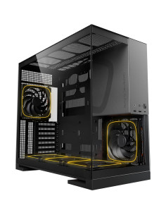 Caja de Juego M5 Futuro Geométrico E-ATX Vidrio Templado 140mm 2