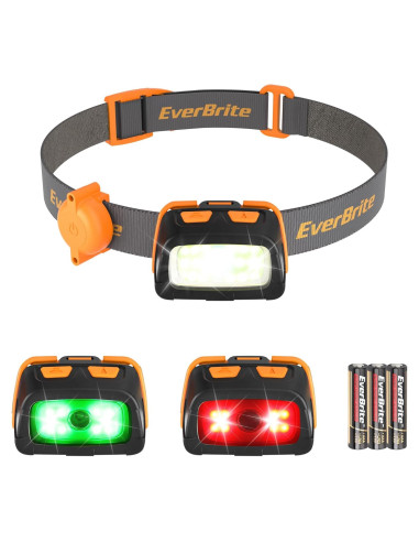 Linterna Frontal EverBrite 300 Lúmenes 7 Modos Ajustable