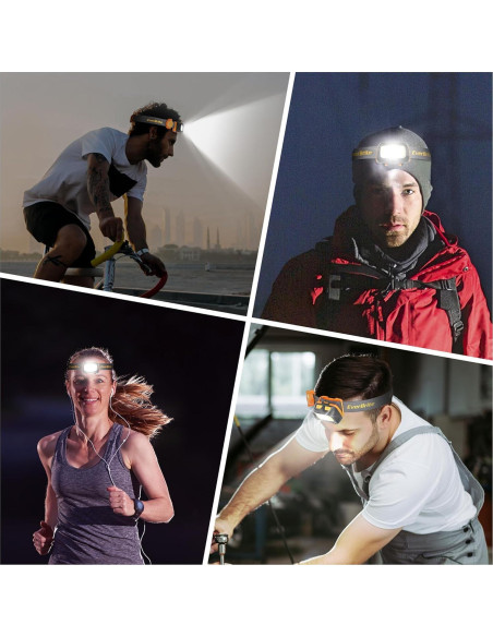 Linterna Frontal EverBrite 300 Lúmenes 7 Modos Ajustable