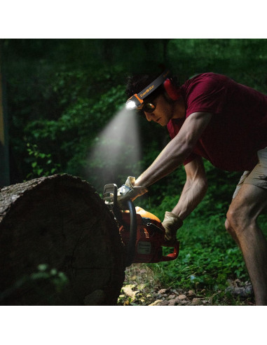 Linterna Frontal EverBrite 300 Lúmenes 7 Modos Ajustable