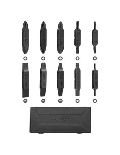 Kit de Puntas NexTool E1 - 10 Puntas Doble Extremo de Acero S2