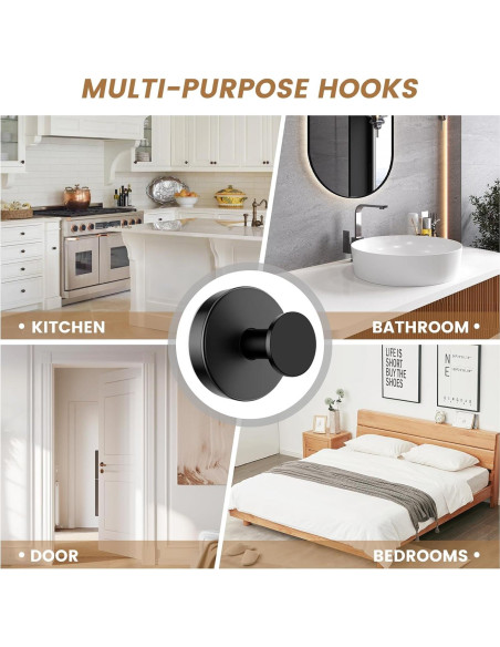 Ganchos de Ventosa BKV para Baño - Paquete de 4, 5kg Ganchos de Ventosa BKV para Baño - Paquete de 4, 5kg