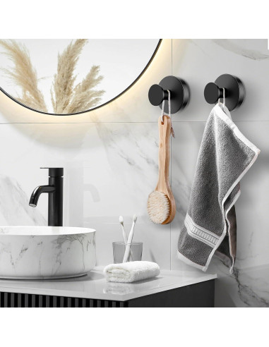 Ganchos de Ventosa BKV para Baño - Paquete de 4, 5kg