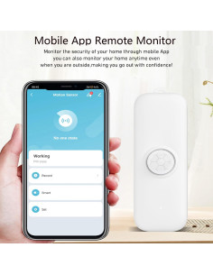 Sensor de Movimiento WiFi Gaoducash PIR Inalámbrico 6.1m 2