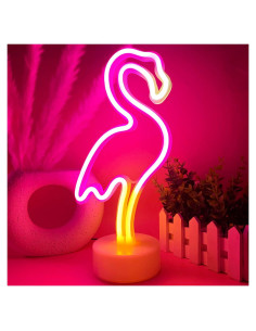 Luz de Neón LED Flamingo Rosa VIFULIN - Decoración Multicolor