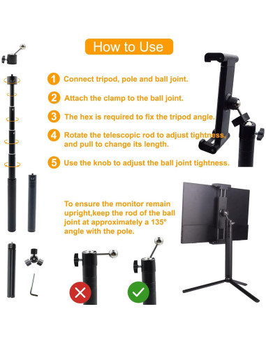 Soporte de Monitor Portátil FeeLazy FL11C Ajustable 15-18.5"