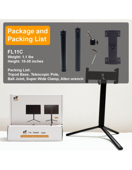 Soporte de Monitor Portátil FeeLazy FL11C Ajustable 15-18.5"
