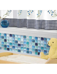 Calcomanías Decorativas BEAUS TILE para Azulejos - 2 Pcs N.Azul 2