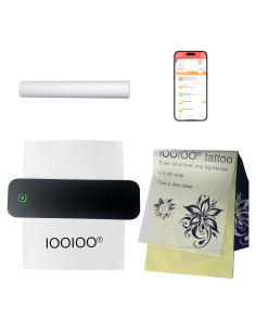 Impresora Térmica Inalámbrica IOOIOO D210 para Tatuajes A4