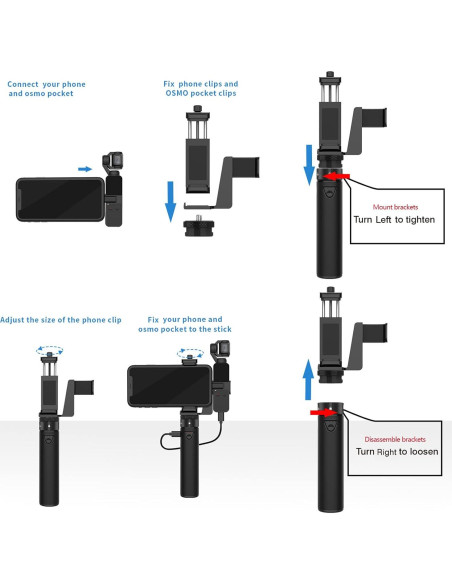 Power Stick Smatree 5000mAh para DJI Osmo Pocket 2/1