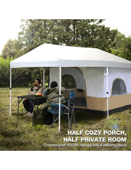 Carpa de Camping REDCAMP 6 Personas 2.9x2.9m Impermeable