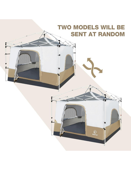 Carpa de Camping REDCAMP 6 Personas 2.9x2.9m Impermeable