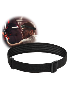 Correa de Linterna Frontal Elástica CONSMY 2.54 cm Antideslizante