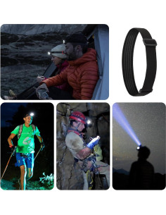 Correa de Linterna Frontal Elástica CONSMY 2.54 cm Antideslizante 2