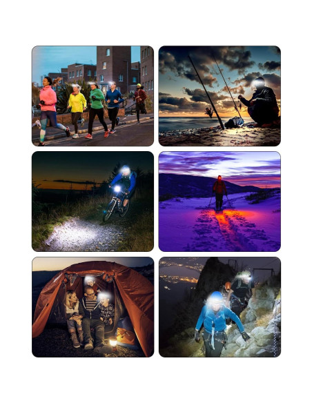 Linterna Frontal Recargable CANKROO CKHL01 350 Lúmenes IPX4