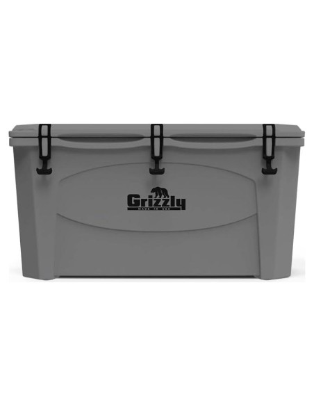 Hielera Grizzly 100 Cuartos Gris | Aislada y Duradera