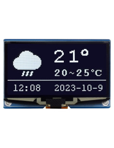 Módulo Pantalla OLED 2.42" Waveshare 128x64 SPI/I2C Blanca