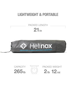 Cama de Camping Helinox Lite Cot Ultra-Ligera Plegable 1.27kg 2