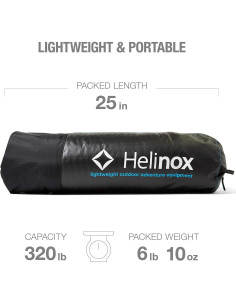 Cama de Camping Aislada Helinox Cot One 2022 - Ligera y Plegable 2