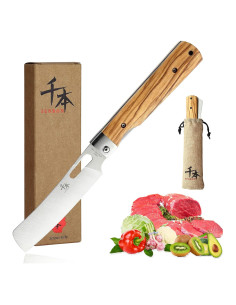 Cuchillo de Chef Plegable SENBON de Acero Inoxidable 440A