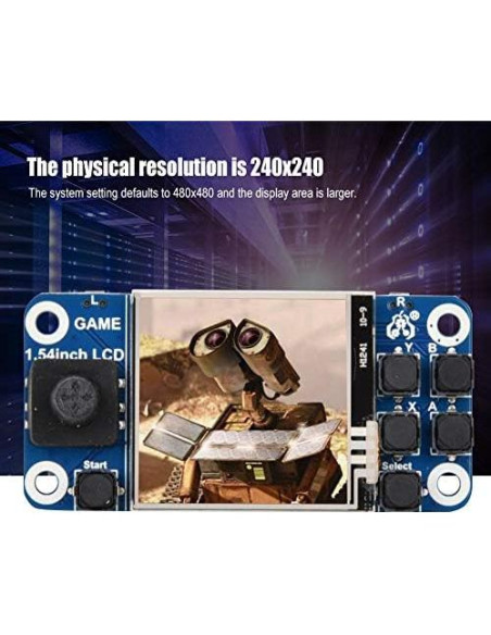 Pantalla LCD 1.54" para Raspberry Pi - 240x240 Touch