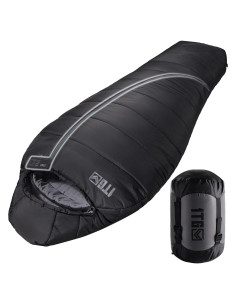 Saco de dormir momia 1TG Táctico para camping 1.6 kg