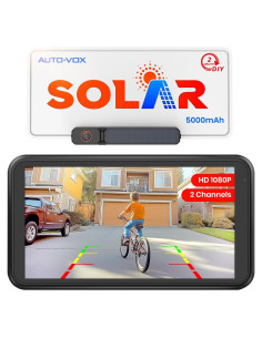 Cámara de Respaldo Inalámbrica Solar AUTO-VOX 5" 1080P