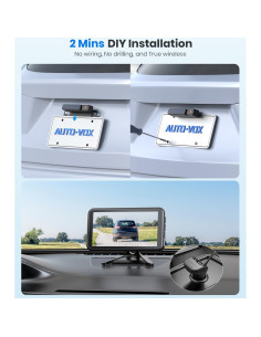 Cámara de Respaldo Inalámbrica Solar AUTO-VOX 5" 1080P 2