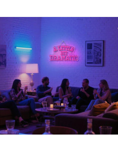 Cartel de Neón WLHOPE Un Poco Dramático LED 41.9x22.9cm 2