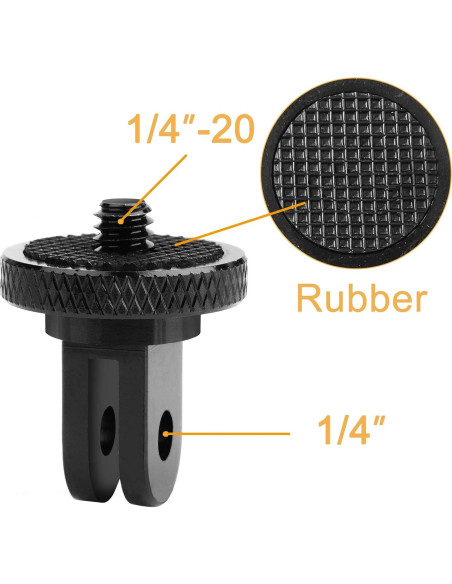 Adaptador de Montura de Trípode ChromLives 1/4" para Cámaras