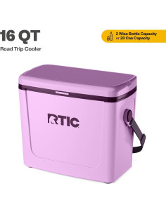 Hielera de Viaje RTIC 16 QT Portátil Aislada Lavanda 2