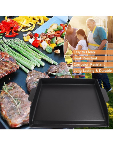 Plancha de Hierro Fundido PETKAO 18 x 14 cm Antiadherente