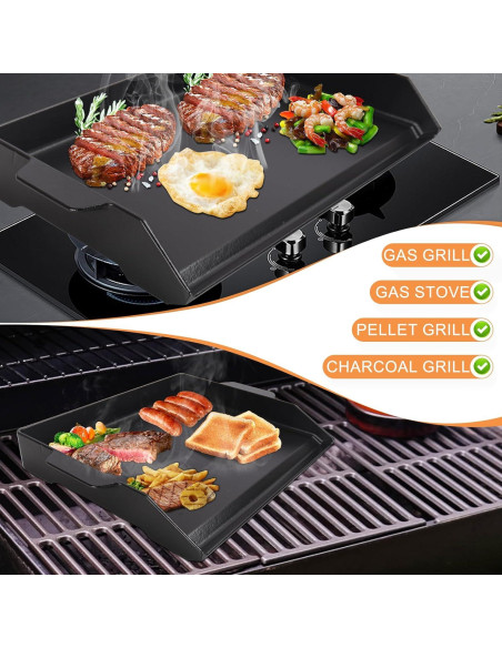 Plancha de Hierro Fundido PETKAO 18 x 14 cm Antiadherente