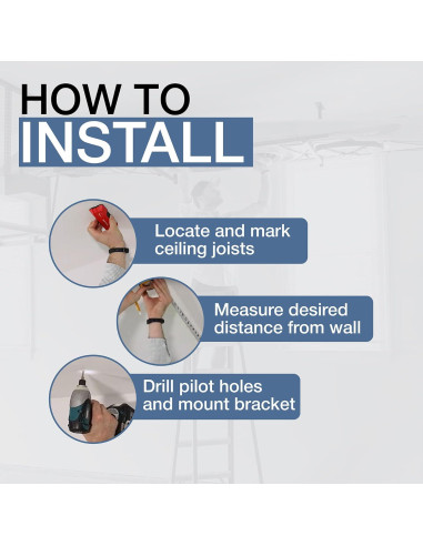 Soporte de Techo para Kayak StoreYourBoard Ajustable 34 kg