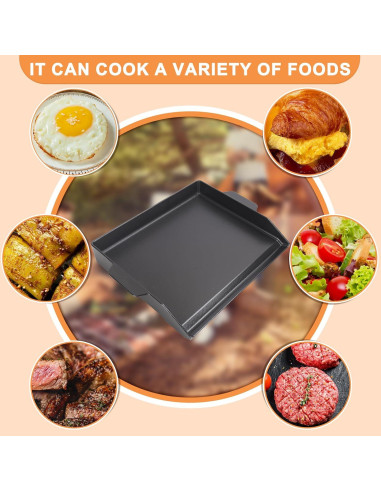 Plancha de Hierro Fundido PETKAO 18 x 14 cm Antiadherente