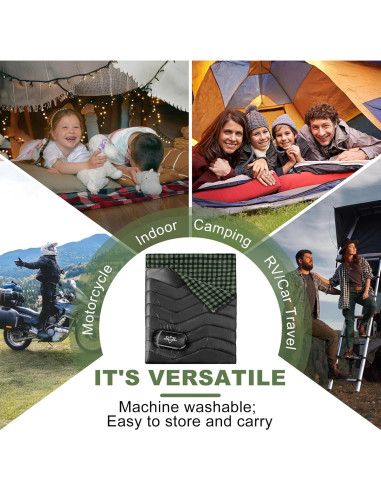 Saco de dormir doble ETGLCOZY XL 220x160 cm impermeable