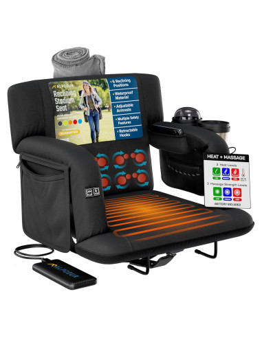 Asiento de Estadio Reclinable Calentado Alpcour 53 cm